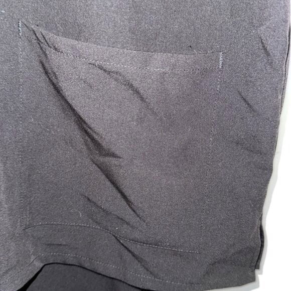 Ave By Medline Black Scrub Set L Unisex V-Neck Top & Elastic Waist Pants - Picture 5 of 15